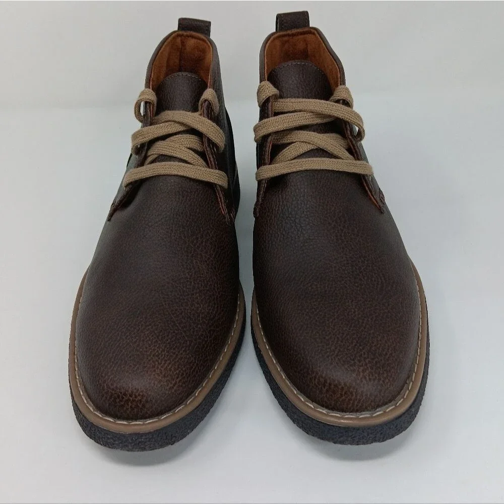 DEER STAGS Men’s Dark Brown Freeport Chukka Boots Size 8.5 Classic Versatile